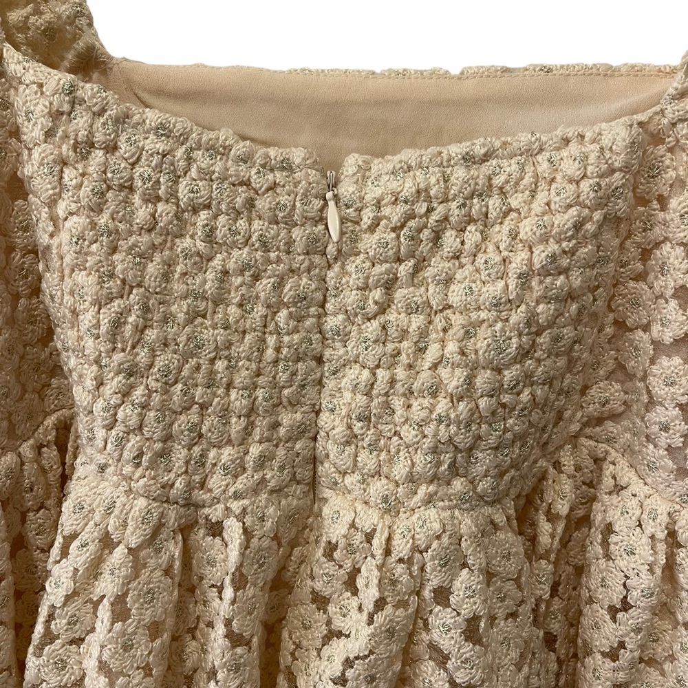 Vada Winter You Could Be The One Dress Floral Lace Mini Dress Sz. Small - Picture 9 of 10